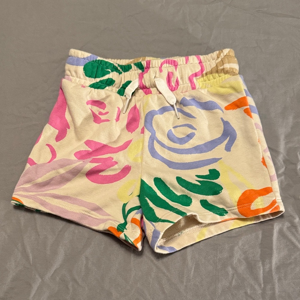 GAP Kids Toddler Pull-On Shorts Floral Print - Size XS (4-5)